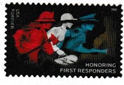SC# 5316 - (50c) - Honoring First Responders, Used Single Off Paper