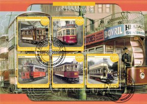 MADAGASCAR 2020 - Trams / set (sheet+block)