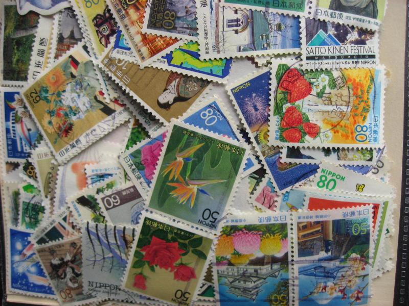 Japan 4,000 older 97% commemoratives mixture (duplicates, mixed condition)