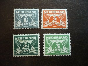 Stamps - Netherlands - Scott# 167-170 - Mint Never Hinged Part Set of 4 Stamps