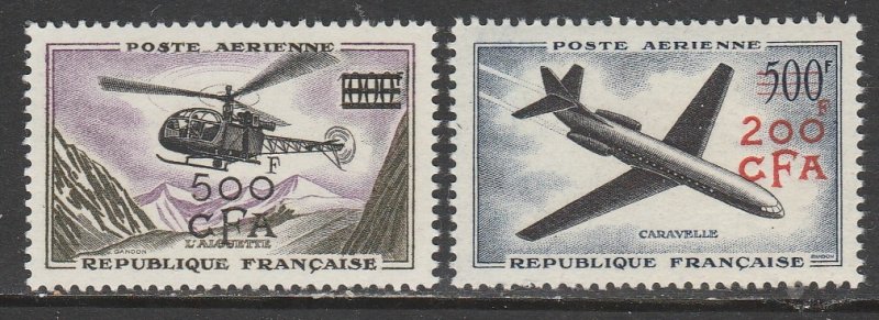 Réunion     C46-47    (N**)      1957      Poste aérienne  ($$)