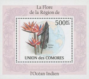 Flora Flowers Strelizia Reginae Mini Sov. Sheet MNH