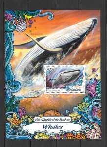 WHALES - MALDIVE ISLANDS #3787  MNH