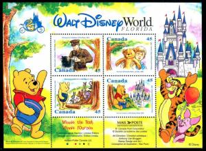 Canada  #1618-21 S.S   MNH     ** Free shipping ** Winnie the pooh **