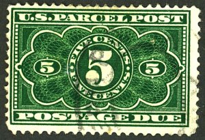 U.S. #JQ3 USED CREASE