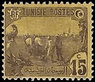 TUNISIA   #37 MH (1)
