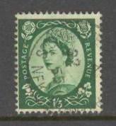 GREAT BRITAIN Sc# 307 USED F Queen Elizabeth II QEII 