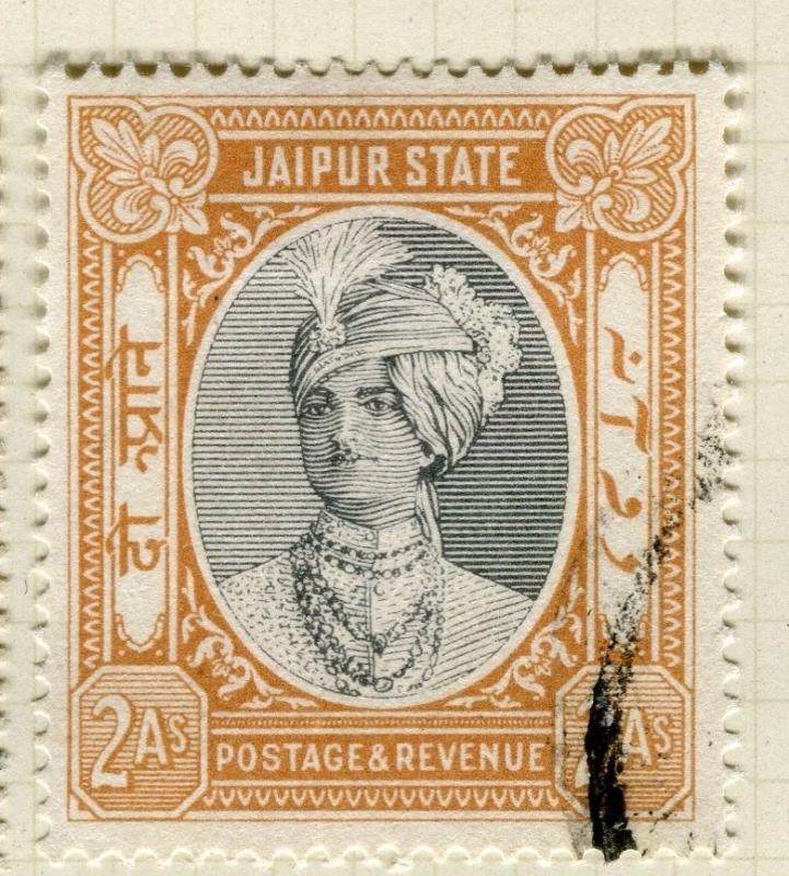 INDIA;   JAIPUR  1932 early Investiture issue fine used 2a. value