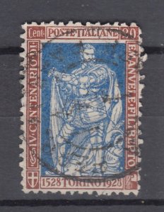 J43981 JL Stamps 1928 italy used #201
