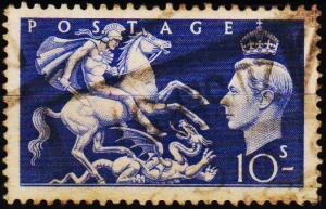 Great Britain. 1951 10s S.G.511 Fine Used