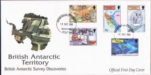 British Antarctic Territory Scott 280-284 Unaddressed.