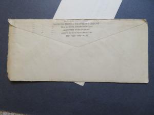 US 1932 SS Manhattan Maiden Voyage Cover w/ Letter Inside / Side Tears - Z7928