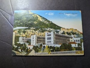 1924 British Gibraltar Postcard Cover to Anvers Belgium