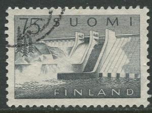Finland - Scott 363 - Power Station -1959- Used - Single 75m Stamp