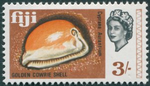 Fiji 1968 3s Golden Cowrie Shell SG383 unused