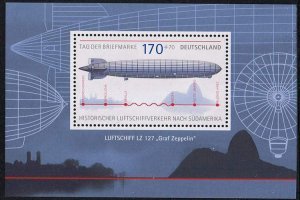 Germany 2007,Sc.#B988 MNH souvenir sheet, Zeppelin