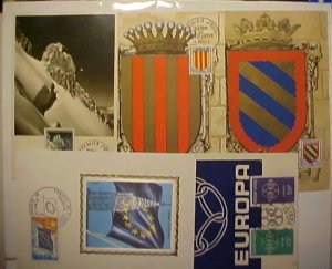 FRANCE MAXICARDS 1954 / 1975 5 DIFF