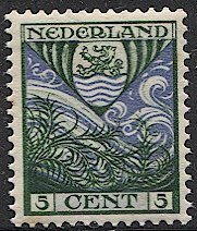NETHERLANDS 1926 Sc B13 Mint MNH Charity / Coat of Arms VF, BIN $1.25