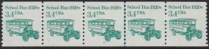 2123 School Bus PNC Plate #2 MNH