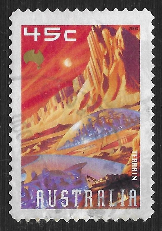 Australia #1918 45c Space - Terrain