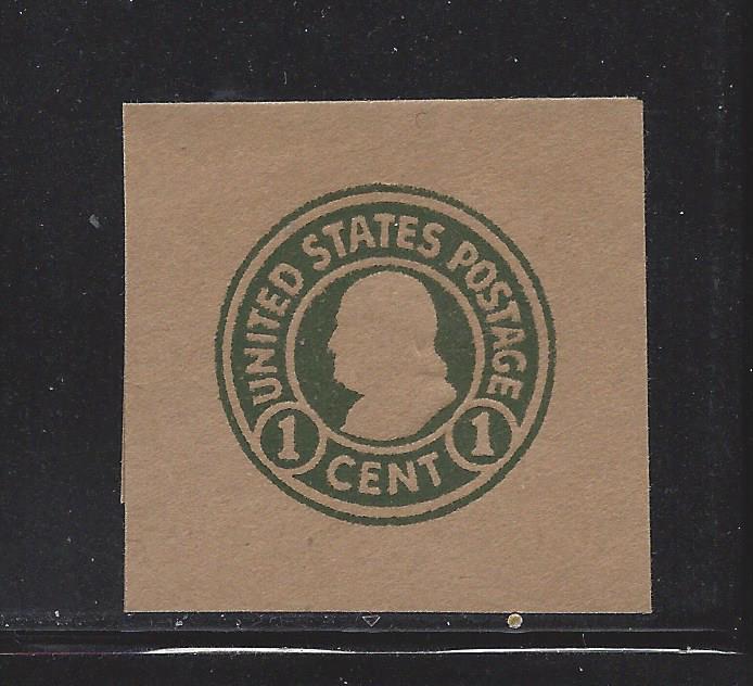 U428, BROWN, UNGLAZED, FULL CORNER CUT SQUARE, UNUSED