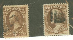 United States #O74-O75 Used Single