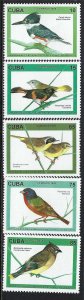 Cuba 3731-35 MNH BIRDS R8-105