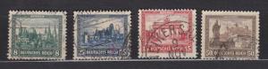 Germany - 1930 Buildings (Wmk. Network) Sc# B34/B37 - (2824)