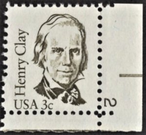 US 1846 MNH VF 3 Cent Henry Clay