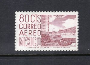 Mexico 1973 Airmail 80c Size 35.5 X 20mm Perf 11 Mint NH