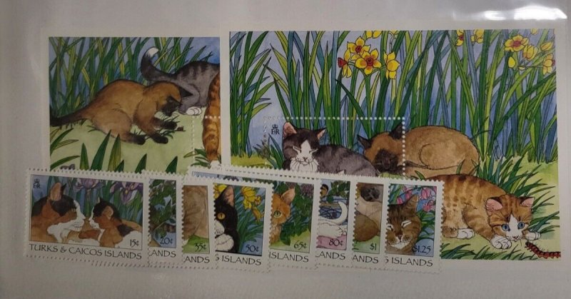 Stamps Turks and Caicos Scott #1143-52 nh