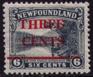 Newfoundland #  160  Mint VF  VLH    Cat $  6