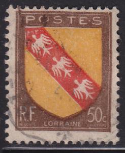 France 564 Lorraine Coat of Arms 1946