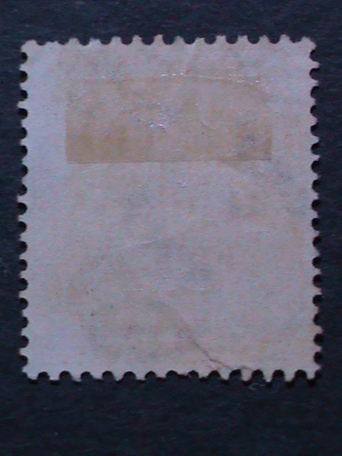 ​PLASTINE 1927- SC#72-MOSQUE OF OMAR- USED FANCY CANCEL VF 96 YEARS OLD