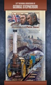 Sierra Leone - 2018 George Stephenson - Stamp Souvenir Sheet SRL18111b