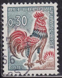 France 1024b Gallic Cock 1965