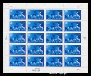 # 3354 Fifty Years of NATO 33¢ Sheet of 20 Stamps  MNH