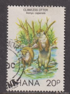 Ghana 782 Clawless Otter 1982