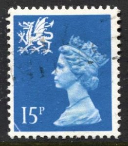 STAMP STATION PERTH Wales #WMH26 QEII Definitive Used 1971-1993