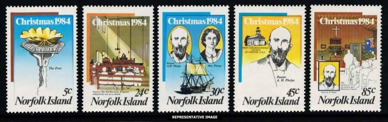 Norfolk Island Scott 347-351 Mint never hinged.