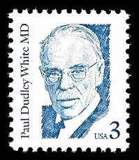 PCBstamps   US #2170a 3c Dr. Paul D. White, MNH, (10)