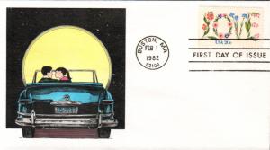 #1951 LOVE DRC FDC