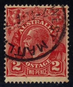 Australia #71 King George V, used (3.25)