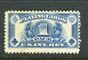 USA; 1890s early classic Playing Cards Revenue issue used value
