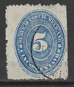 Mexico #??? Used ( unable to determine catalogue #- stamp is watermarked