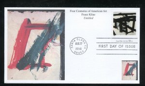 US 3236s American Art - Mahoning UA Mystic cachet FDC