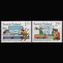 FINLAND 1987 - Scott# 748-9 Tourism Cent. Set of 2 NH