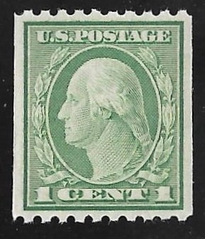 486 1 cent Washington Coil Stamp Mint OG NH EGRADED XF 88 XXF