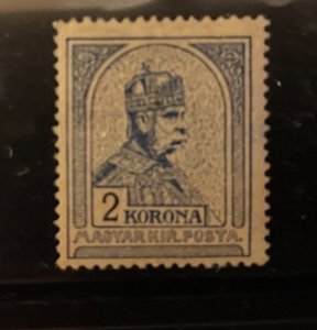 HUNGARY #82b, mint LH, wmk 136a, VF, Scott $225.00