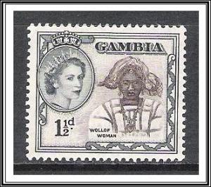 Gambia #155 QEII Wollof Woman MLH